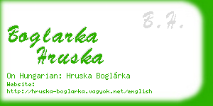 boglarka hruska business card