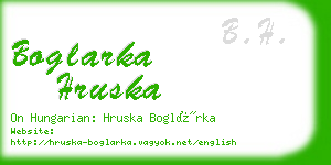 boglarka hruska business card